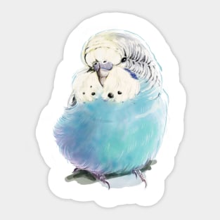 Watercolor Parrot Sticker